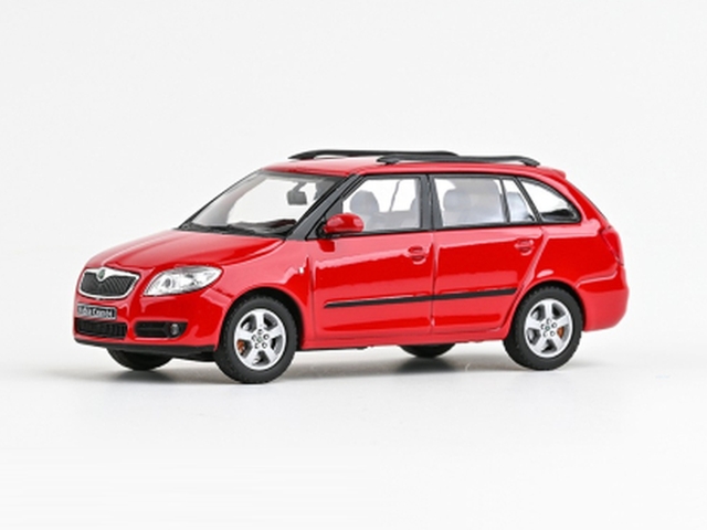 Skoda Fabia II Combi 2007, red