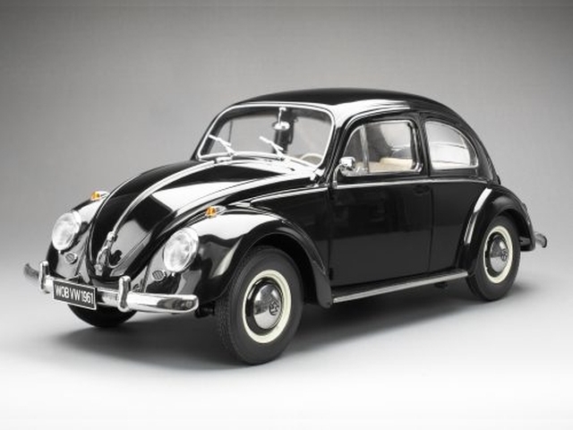 VW Kupla Saloon 1961, musta