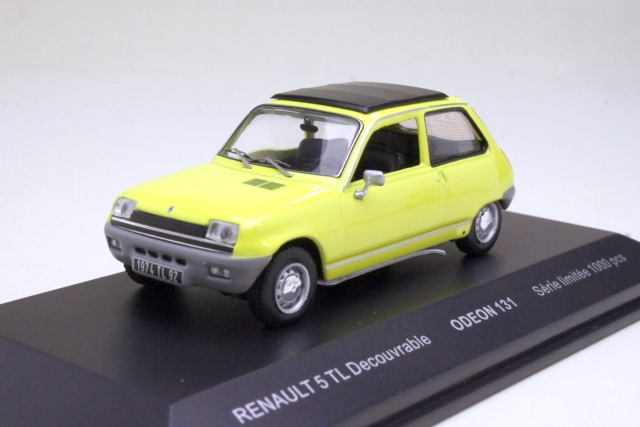 Renault R5 TL 1972, keltainen