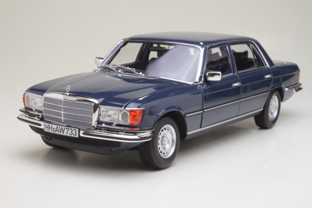 Mercedes 350SEL 1979, sininen