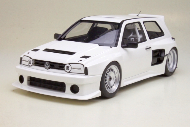 VW Golf 3 Khyzyl Saleem 2024, valkoinen