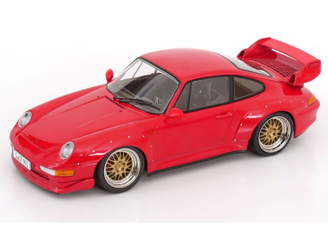 Porsche 911 (993) GT2 1996, punainen "BBS vanteet"