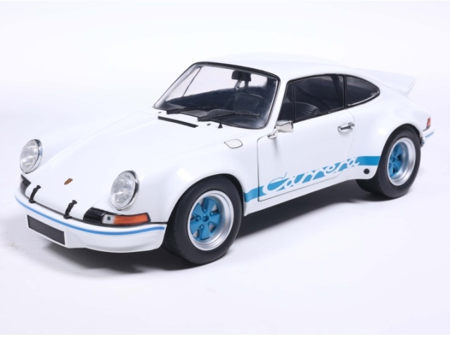 Porsche 911 Carrera RS 2.7 Coupe 1973, valkoinen/sininen