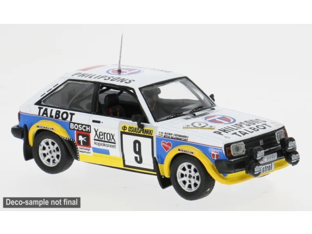 Talbot Sunbeam Lotus, Finland 1981, S.Blomqvist, no.9