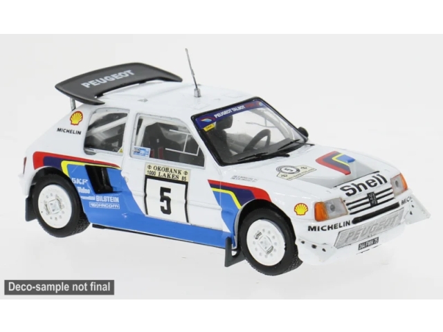 Peugeot 205 T16 E2, Finland 1986, S.Blomqvist, no.6