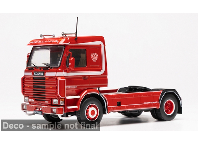 Scania 143M 1990, punainen