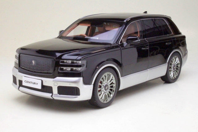 Toyota Century 2023, musta/hopea