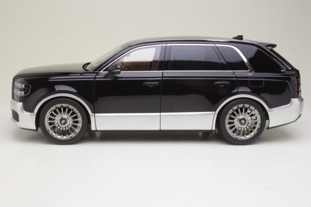 Toyota Century 2023, musta/hopea - Sulje napsauttamalla kuva