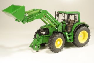 John Deere 6820 + etukuormaaja 2003, vihreä - Sulje napsauttamalla kuva