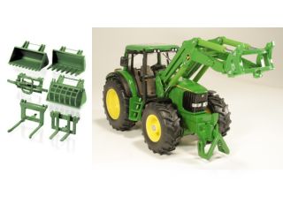 John Deere 6820 with Front Loader set 2003,green