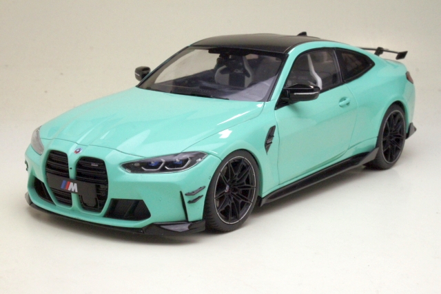 BMW M4 Coupe Competition (G82) 2025, turkoosi