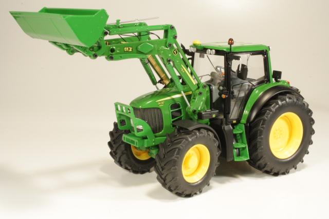 John Deere 7430 Premium 2006 with front loader, green