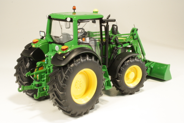 John Deere 7430 Premium 2006 with front loader, green