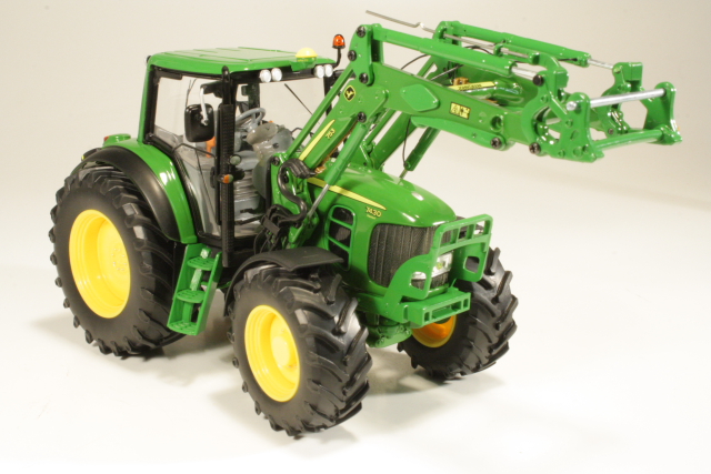 John Deere 7430 Premium 2006 with front loader, green