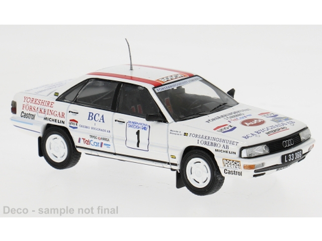 Audi 200 (C3) Quattro, Sweden 1989, S.Blomqvist, no.1