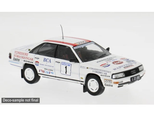 Audi 200 (C3) Quattro, Sweden 1989, S.Blomqvist, no.1
