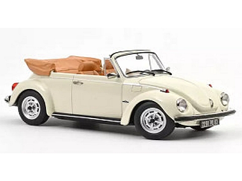 VW 1303 Cabriolet 1972, valkoinen