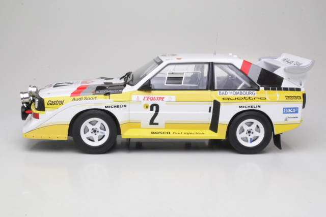 Audi Sport Quattro S1, Monte Carlo 1986, W.Röhrl, no.2 - Sulje napsauttamalla kuva