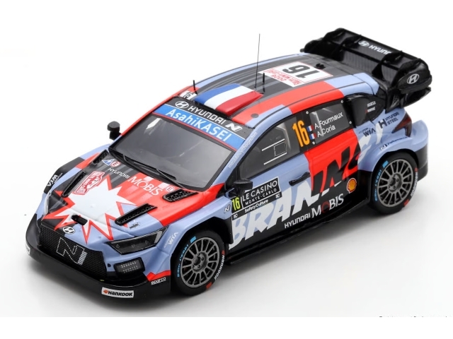 Hyundai i20N Rally1, Monte Carlo 2026, A.Fourmaux, no.16