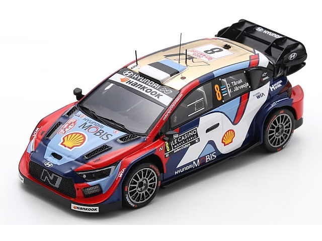 Hyundai i20N Rally1, Monte Carlo 2025, O.Tänak, no.8