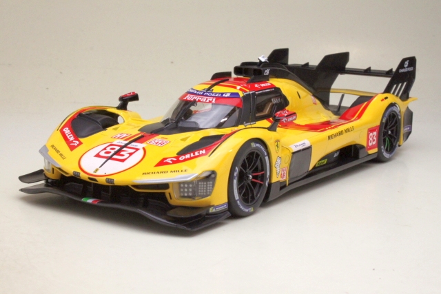 Ferrari 499P, 1st. 24h Le Mans 2025, Kubica/Hanson/Ye, no.83
