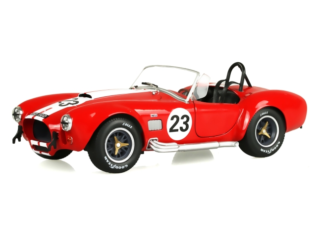 Shelby Cobra 427 S/C Spider 1965, punainen/valkoinen