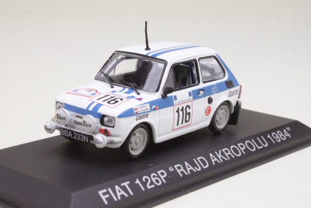 Polski Fiat 126P, Acropolis 1984, J.Szerla/K.Janarek, no.116