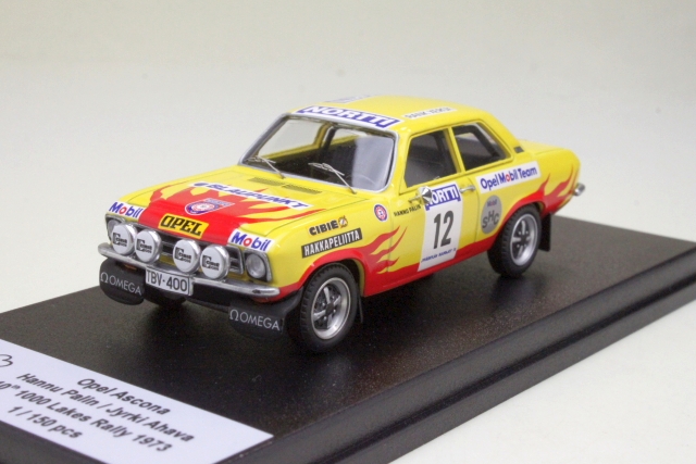 Opel Ascona A, Finland 1973, Hannu Palin, no.12