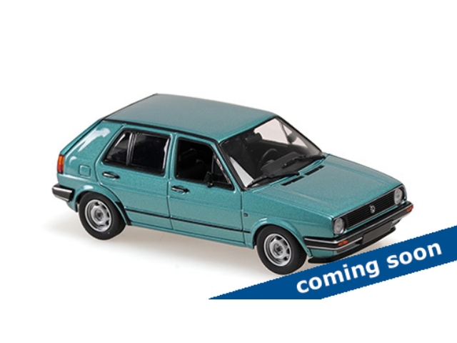 VW Golf 2 1985, tuquoise