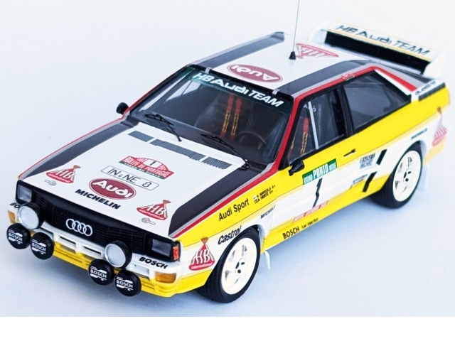 Audi Quattro, 1st. Portugal 1984, H.Mikkola, no.1