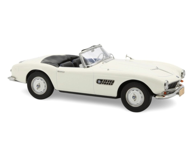 BMW 507 Cabriolet Open 1957, valkoinen