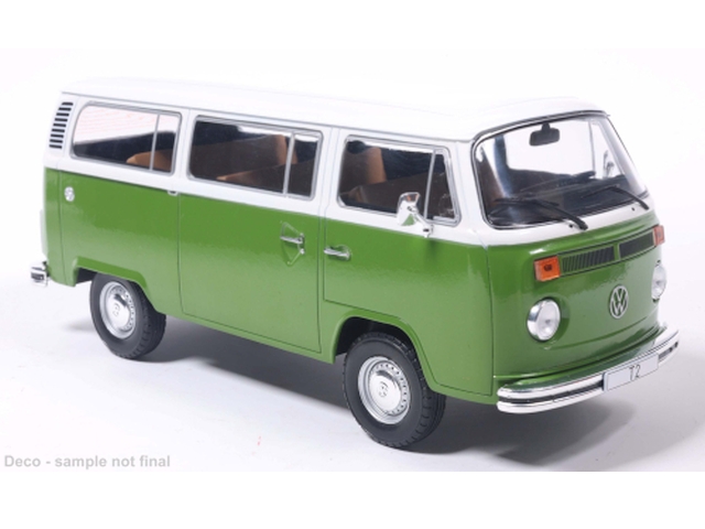 VW T2b 1972, vihreä/valkoinen