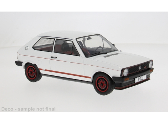 VW Polo 1 GT 1979, valkoinen/punainen