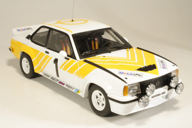 Opel Ascona B 400, no.1, keltainen/valkoinen