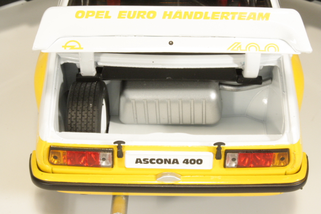Opel Ascona B 400, no.1, keltainen/valkoinen