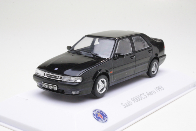 Saab 9000 CS Aero 1993, musta