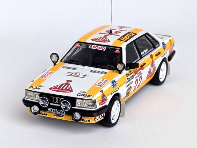 Audi 80 Quattro, Safari 1986, R.Stohl, no.33