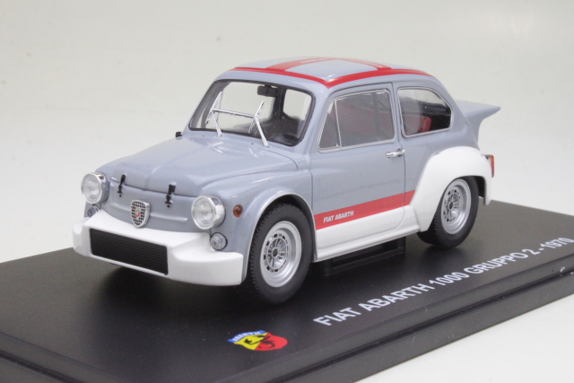 Fiat Abarth 1000 TCR Gr.2 1970, harmaa/punainen