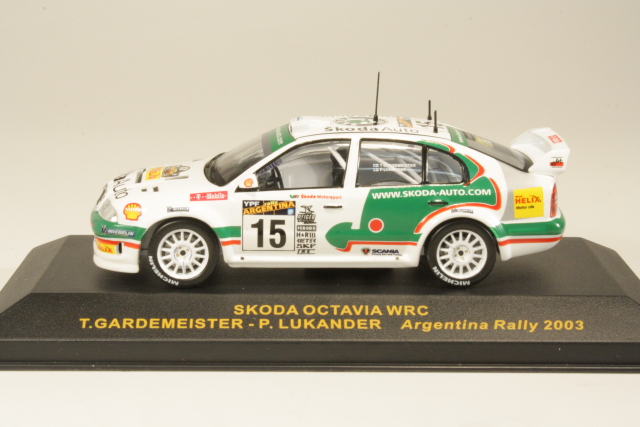 Skoda Octavia WRC, Argentina 2003, T.Gardemeister, no.15 - Sulje napsauttamalla kuva