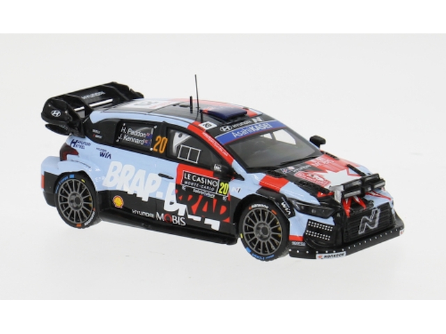 Hyundai i20N Rally1, Monte Carlo 2026, H.Paddon, no.20