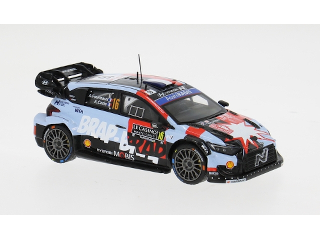 Hyundai i20N Rally1, Monte Carlo 2026, A.Fourmaux, no.16