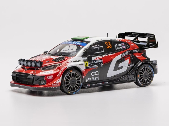 Toyota GR Yaris Rally1, Monte Carlo 2026, E.Evans, no.33