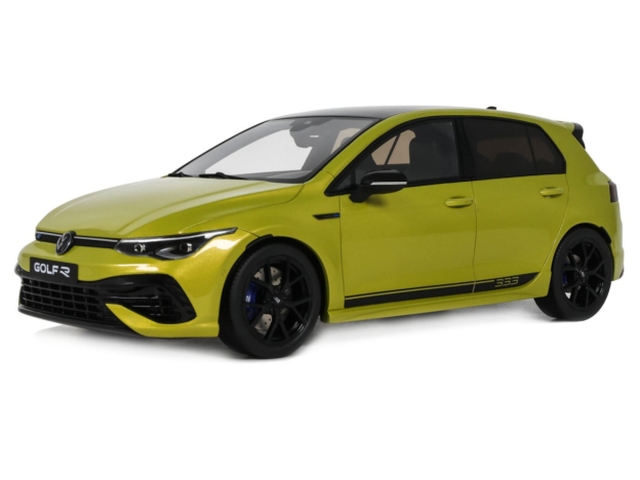 VW Golf 8 R 2023, keltainen