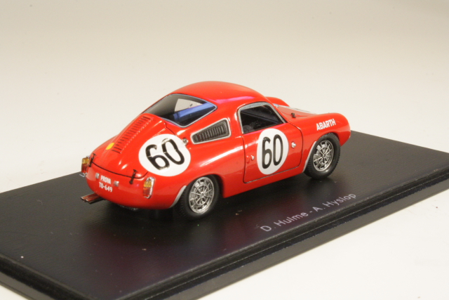 Fiat Abarth 850 S, LeMans 1960, D.Hulme, no.60