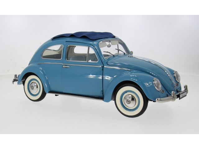 VW Kupla Cabrio 1958, sininen