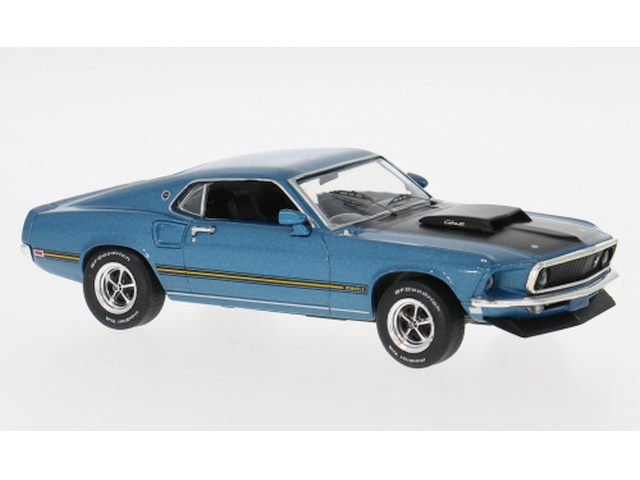 Ford Mustang Mach 1, sininen