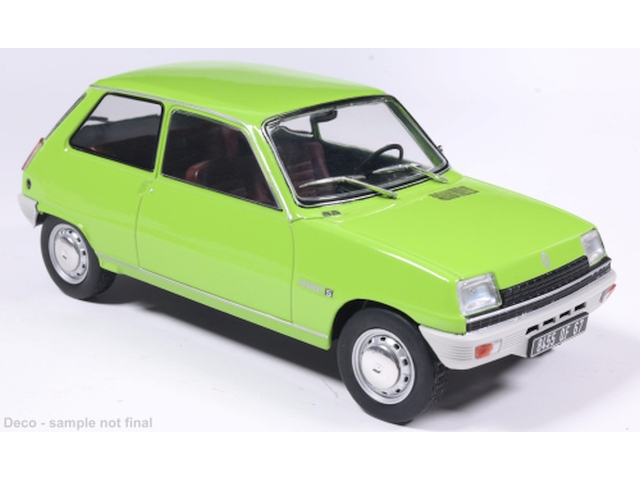 Renault 5 1972, vaaleanvihreä