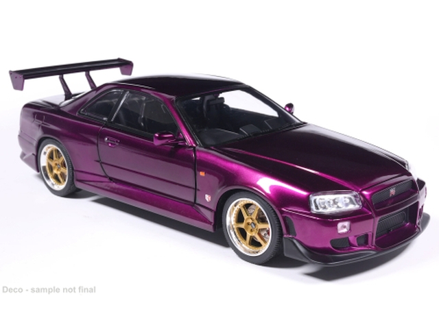 Nissan Skyline GT-R (R34) 2002, lila
