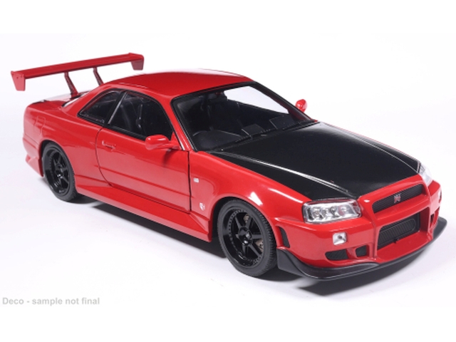 Nissan Skyline GT-R (R34) 2002, punainen