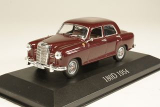 Mercedes 180D (w120) Ponton 1954, red